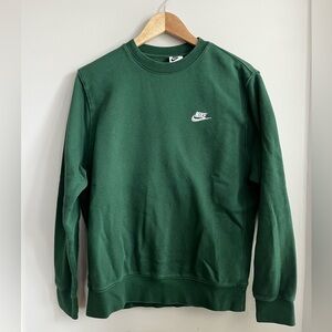 Nike Men's Forest Green Crewneck Sweatshirt Medium